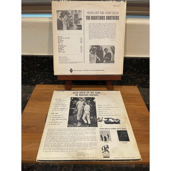 2 vintage vinyl records of The Righteous brothers - Picture 4 of 6